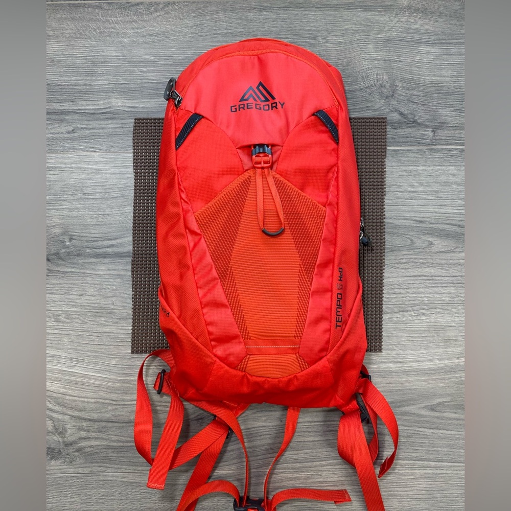 Gregory Mountain Products Tempo 6 H2O Hiking Backpack Red